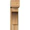 Ekena Millwork Westlake Block Rough Sawn Bracket w/ Offset Brace, Western Red Cedar, 8"W x 28"D x 28"H BKT0806X28X28WTL05RWR - alternate 2
